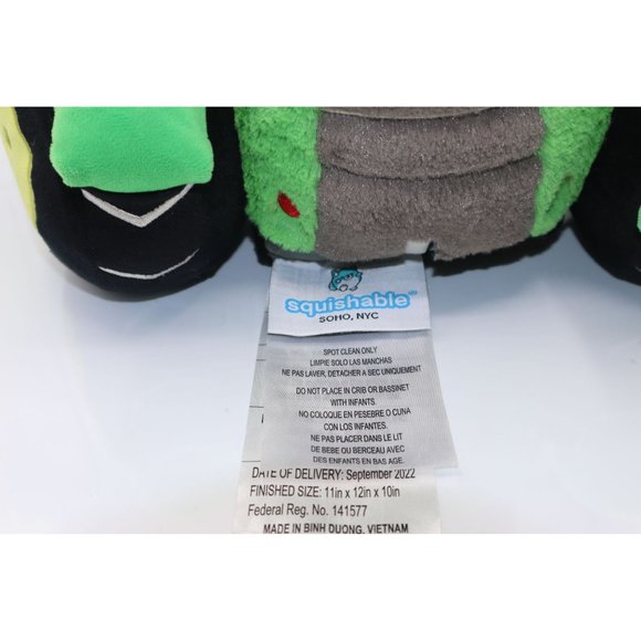 Squishable Tractor Plush Green & Blue Soft Stuffed Toy 12"x12"x10" Kids & Collec - Picture 4 of 12